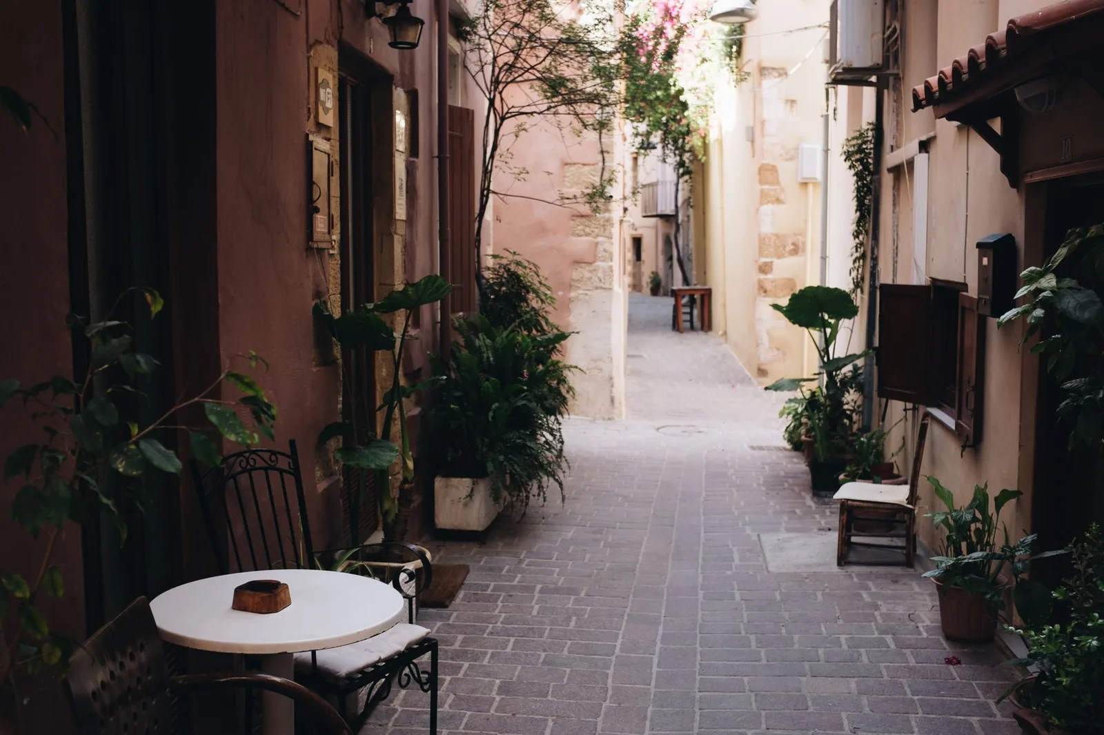 Ruelle de la vieille ville de La Canée, en Crète
